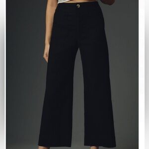 Anthropologie Colette Cropped Wide Leg Pant